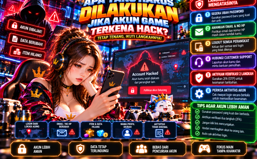 Apa yang Harus Dilakukan Jika Akun Game Terkena Hack?